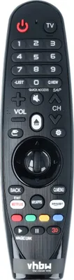 Produktbild von vhbw Fernbedienung Ersatz für LG AN-MR600, AN-MR650, AN-MR18BA, AN-MR19, AKB75375501 für Fernseher, TV - Ersatzfernbedienung
