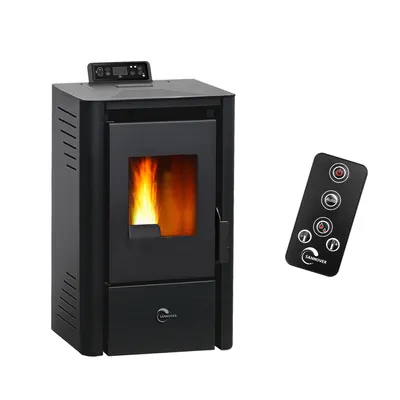 Zdjęcie produktu dla Piec na pellet Anita 9,4 kW Sannover Black
