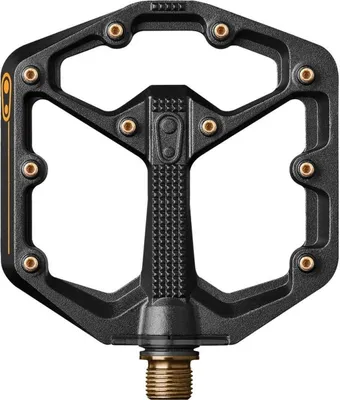 Obrázek produktu pro Crankbrothers Pedal Body Pedalkörper, Stamp V1, Level 7+11, malý, rechts, černý/zlatý