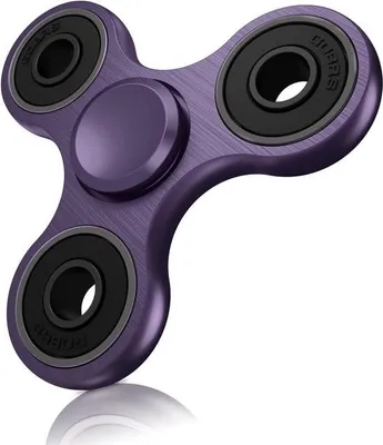 Zdjęcie produktu dla Metalowy fidget spinner - Łożysko kulkowe ze stali nierdzewnej - Szybkie obracanie (2-5 minut) - Odstresowanie dla dzieci i dorosłych