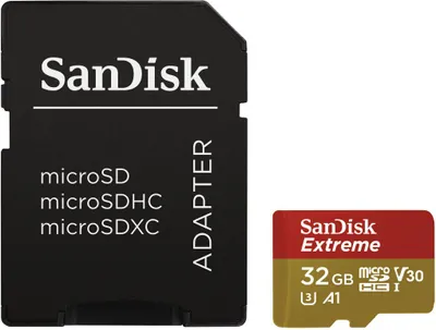 Obrázek produktu pro SANDISK Atminties kortelė SanDisk Extreme Micro SD 32Gb