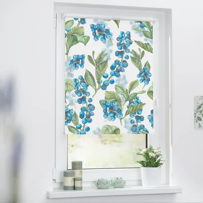 Obrázek produktu pro Roleta na okno Lichtblick bez vrtání modrá borůvka 90x150 cm včetně upínacích držáků