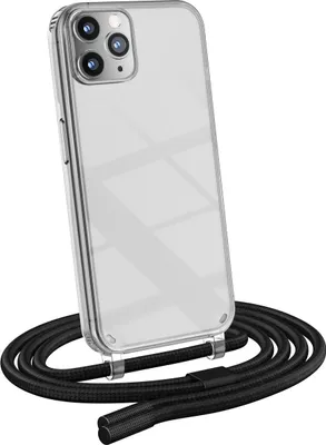 Produktbild von Handykette für Apple iPhone 11 Pro Max - Handyhülle mit Schnur Cover in Schwarz