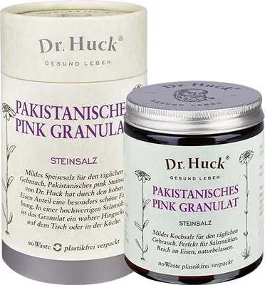 Zdjęcie produktu dla Pakistańska różowa sól kamienna Dr Huck® w granulkach