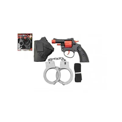 Produktbild von Kapselpistole 13cm mit Holster und Handschellen