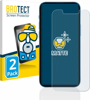 Produktbild von 2x BROTECT Schutzfolie für Apple iPhone 13 mini Displayschutz Displayschutzfolie Folie Matt Entspiegelungsfolie