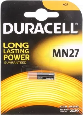 Produktbild von 1x Batterie: alkalisch Ø8x28mm  Batterien 12V 27A,8LR50,A27,MN27 Anz.Bat: 1