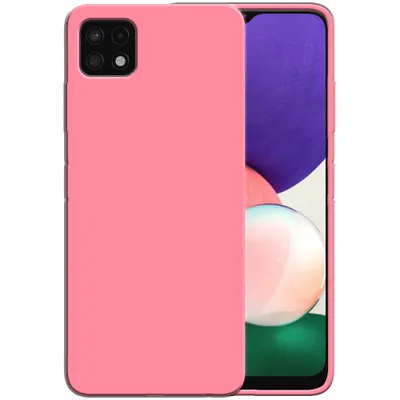 Image de Smartphonica Étui en silicone pour Samsung Galaxy A22
  etui 5G avec intérieur souple - Rose
