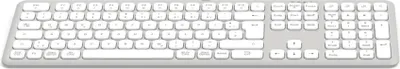 Produktbild von Hama Multi-Device-Tastatur WK-550, Weiß, QWERTZ