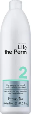 Produktbild von FarmaVita - Life The Perm "2" für empfindliches/aufgehelltes Haar 500 ml
