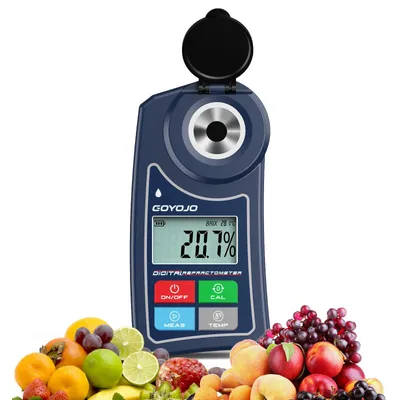 Brix-Refraktometer 0,0–55,0 % Brix, ATC, digital