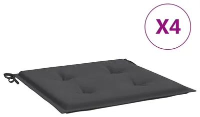 Immagine prodotto di vidaXL Cuscini per sedie da giardino 4 pz. Antracite 50x50x3 cm Tessuto Oxford