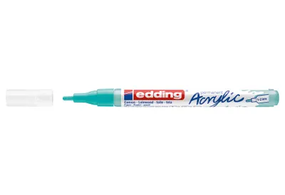 Obrázok produktu pre Edding 5300 acrylic marker fine, Tyrkysová, Tyrkysová, Jemná, 1 mm, 2 mm, atrament s vodným základom