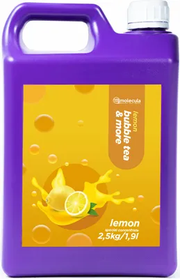 Produktbild von SIRUP FÜR BUBBLE TEA 2,5 l KONZENTRAT-SAFT-Zitrone