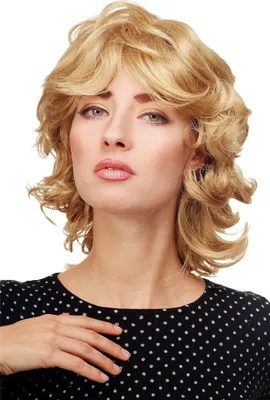 Produktbild von WIG ME UP Damenperücke mittellang goldblond wellig Modell: 81437