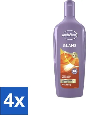 Obrázok produktu pre Andrélon - Shine - Šampón - 450 ml - ekonomické balenie - 4 kusy