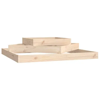 Obrázek produktu pro vidaXL květináč 112x112x27 cm z masivního borovicového dřeva