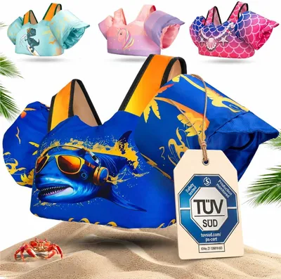Produktbild von Schwimmweste, 3 bis 6 Jahre, bis 30 kg, mit Schwimmflügeln, für Schwimmen