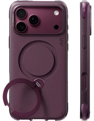 Produktbild von MagSafe-Hülle für Apple iPhone 18 Pro / 17 Pro, Torras, Ostand Q3 Air Essential, Lila