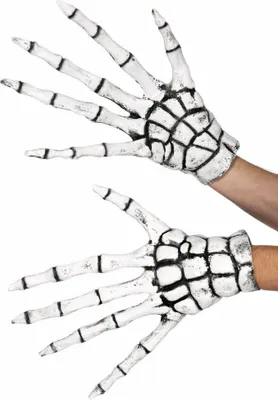 Produktbild von Skelett Knochenhandschuhe
