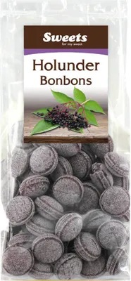 Obrázek produktu pro Odenwaldské bezové bonbóny s intenzivní sladkou chutí 150g