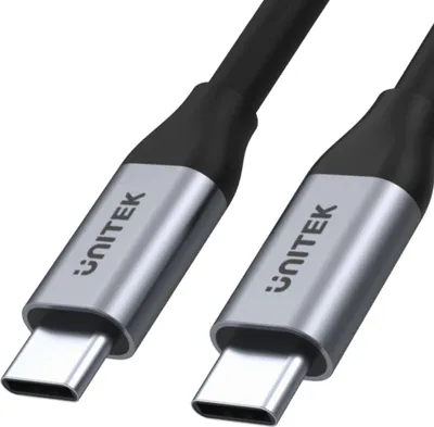 Produktbild von UNITEK C14082ABK USB Kabel USB 3.2 Gen 2 (3.1 Gen 2) 1 m USB C Schwarz