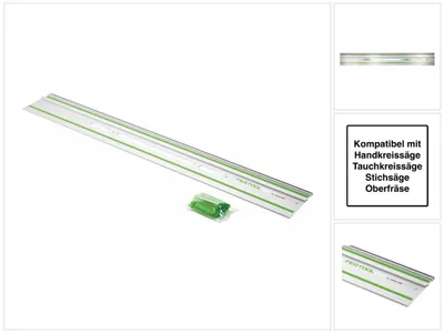 Productafbeelding van Festool FS 1400/2-KP geleiderail 1400 mm ( 577043 ) voor hand-, inval- en decoupeerzagen / bovenfrees