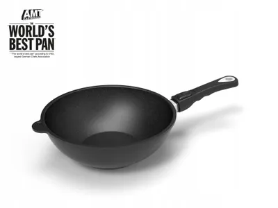 Zdjęcie produktu dla Patelnia AMT Gastroguss WOK 28 cm BEZ INDUKCJI