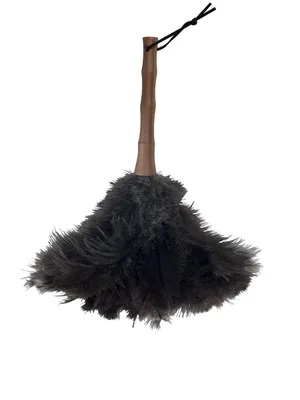 Zdjęcie produktu dla MSV miotełka do kurzu struś bambusowa rączka miotełka do kurzu struś natura strusie pióra 33 cm bambus