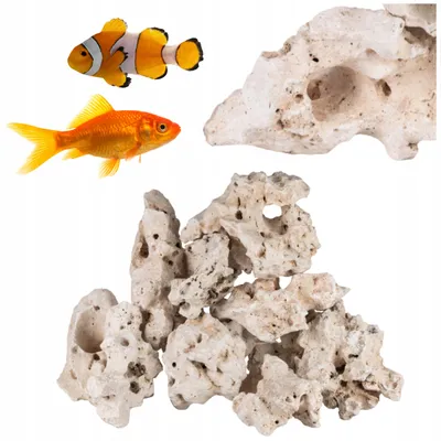 Produktbild von Aquarium Deko, Kalkstein Malawi 3 kg