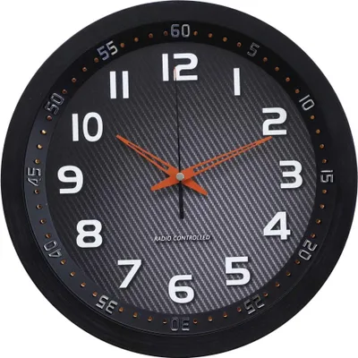 Zdjęcie produktu dla Technoline WT 8972, Ściana, Zegar sterowany radiowo, Okrągły, Czarny, Analogowy, 30 cm