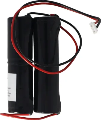 Produktbild von Notleuchtenakku NiMH 4,8V 3000mAh 2x L1x2 Sub-C mit Kabel Stecker