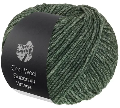 Produktbild von Lana Grossa - Cool Wool Superbig Vintage 7268 grüngrau