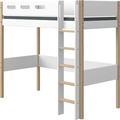 Produktbild von Flexa Nor Hochbett mit gerader Leiter 90 x 200 cm