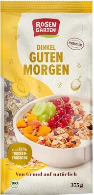 Produktbild von Rosengarten Dinkel-Guten-Morgen-Müsli -- 375g