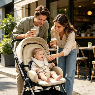 Productafbeelding van Ergonomisch ademend zitkussen voor kinderwagen