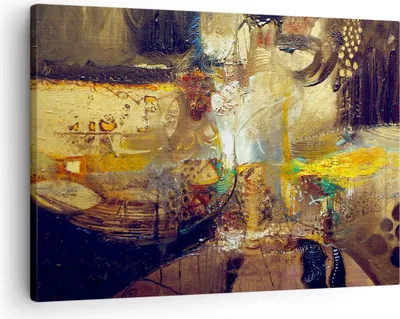 Produktbild von Bild auf Leinwand - Leinwandbild - Abstraktion modern - 70x50cm - Wand Bild - Wanddeko - Wandbilder - Leinwanddruck - Bilder - Kunstdruck - Wanddekoration - Leinwand bilder - Wandkunst - AA70x50-3483