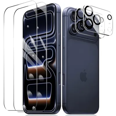 Produktbild von 2X Schutzglas (Display + Kamera) für iPhone 17 Pro Max Panzerglas Schutz Folie