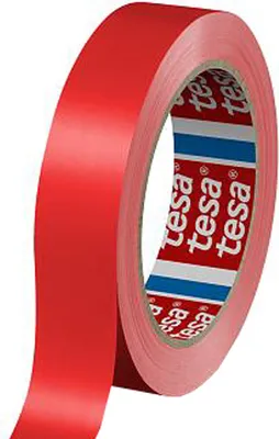 Image de tesa60404-00009-00 tesa Ruban adhésif d'emballage 60404, 6 mm x 66 m, rouge