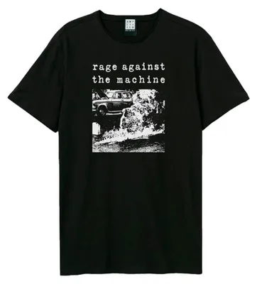 Produktbild von Rage Against the Machine - "Monk Fire" T-Shirt für Herren/Damen Uni PH5017 (L) (Schwarz)