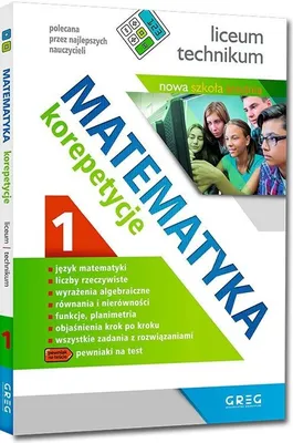 Produktbild von Matematyka - Korepetycje, Liceum Cz.1