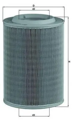 Produktbild von Luftfilter KNECHT LX 314 für VW Transporter IV Bus (70B, 70C, 7DB, 7DK, 70J, 70K, 7DC, 7DJ) Filtereinsatz