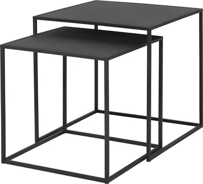 Produktbild von blomus FERA Beistelltisch, 2er Set, Sofatisch, Abstelltisch, Beistell Tisch, Couchtisch, Stahl, 65750