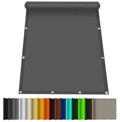 Produktbild von Sonnensegel 1.8 x 1.8 m Sonnenschutz Schattenspender Garten Balkon Terrasse Dunkelgrau