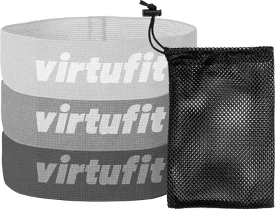 Produktbild von VirtuFit Mini Widerstandsbänder Set aus Baumwolle 3 Stück mit Tasche