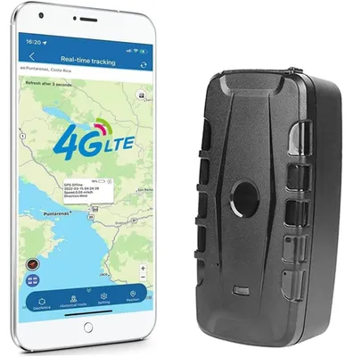 Zdjęcie produktu dla Lokalizator GPS samochodowy - Lokalizator GPS 4G - Magnetyczny - Bateria 20000 mAh - Bez abonamentu