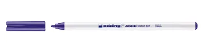 Zdjęcie produktu dla Edding 4600-008 4600 Marker do tkanin - okrągła końcówka, 1 mm, fioletowy