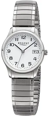 Produktbild von REGENT Damenuhr F1512 Edelstahl Quarzwerk