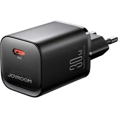 Zdjęcie produktu dla Ładowarka sieciowa Joyroom JR-TCF07EU Speed Series 30W USB-C PD/QC/AFC/FCP - czarna