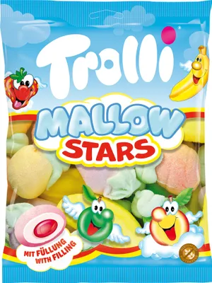 Immagine prodotto di Gelatine Trolli Pianki Gwiazdki al gusto di frutta 150 g